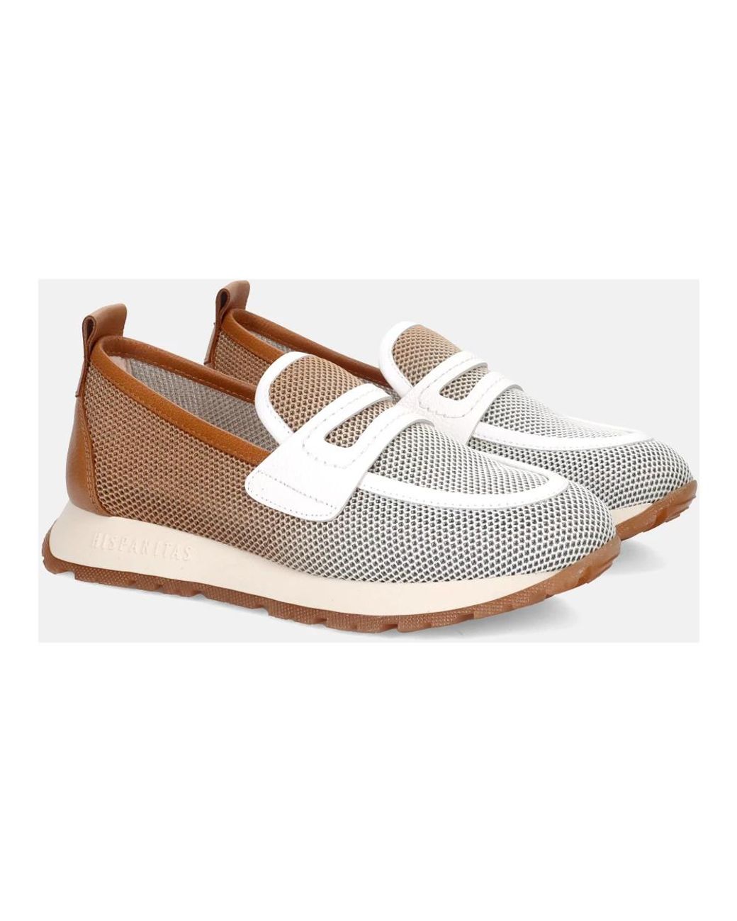 Hispanitas White Loafers