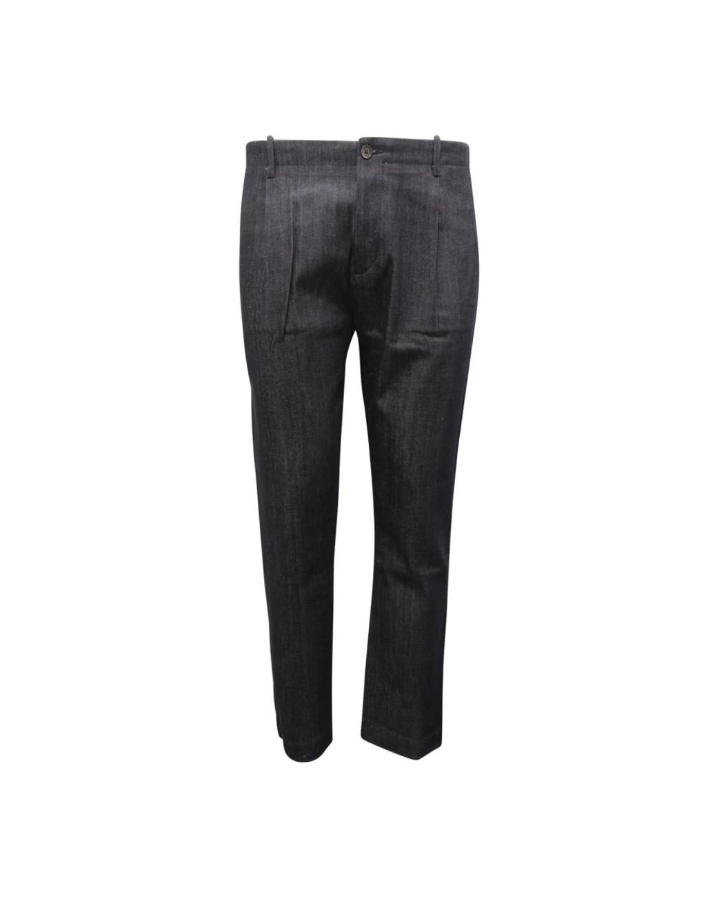 Nine:inthe:morning Gray Straight Trousers for men