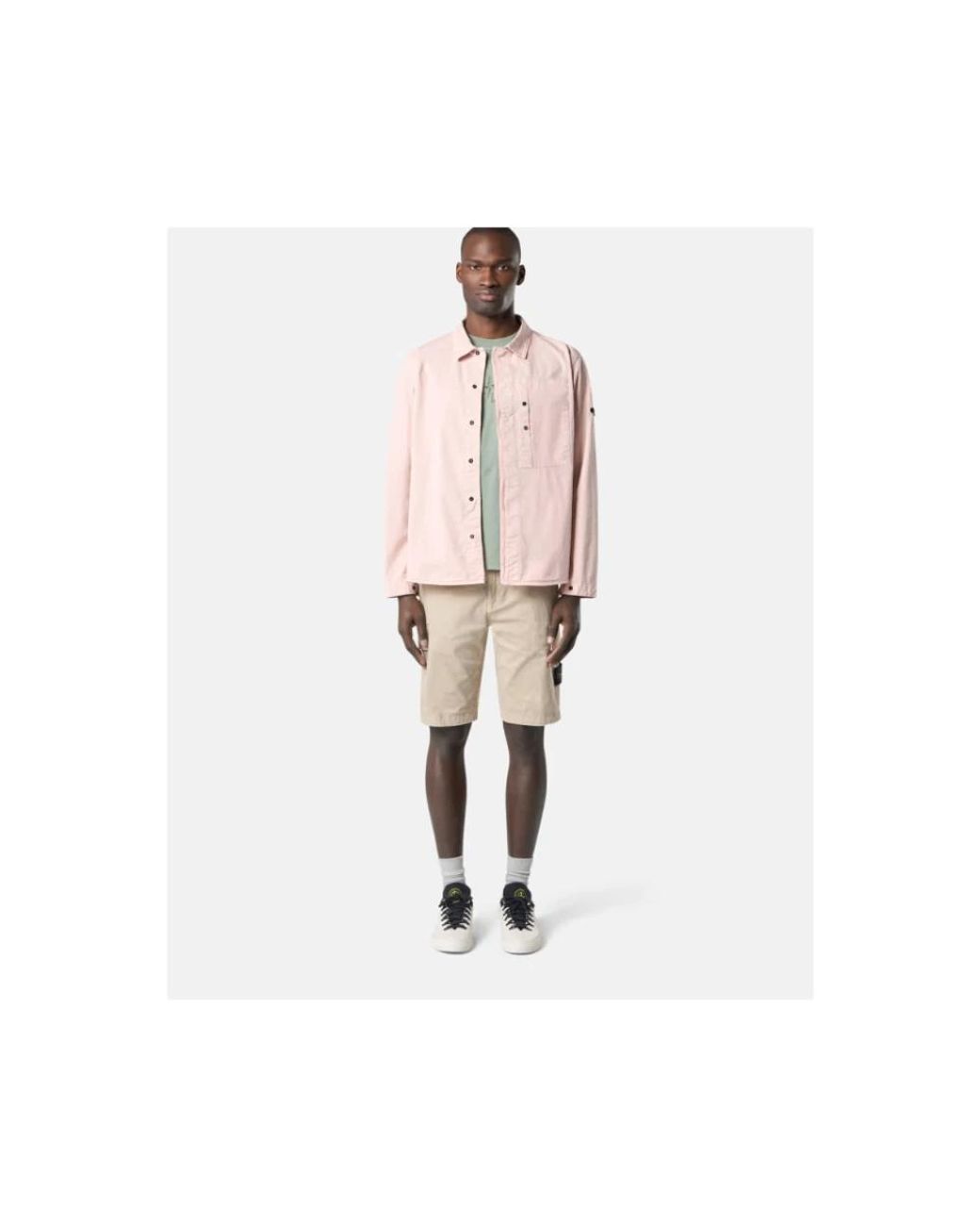 Stone Island Natural Casual Shorts for men