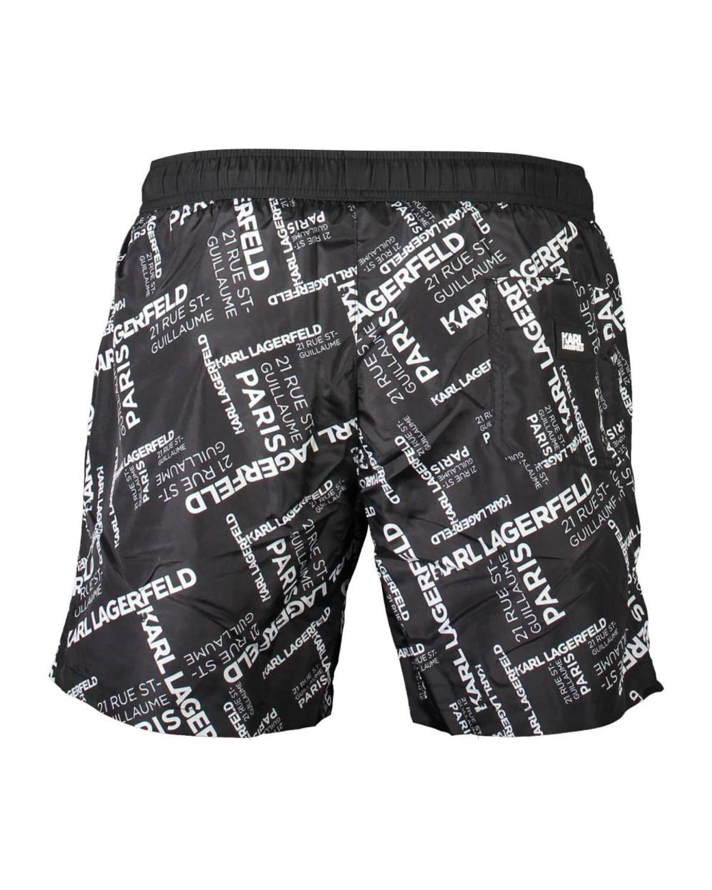 Karl Lagerfeld Black Beachwear for men