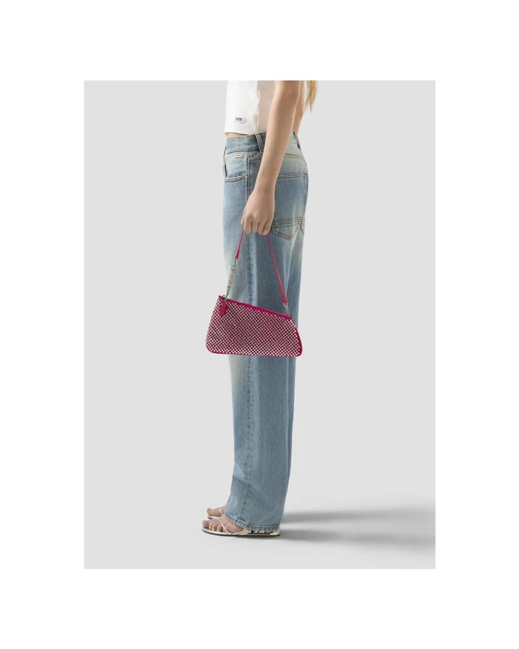 Gcds Red Shoulder Bags