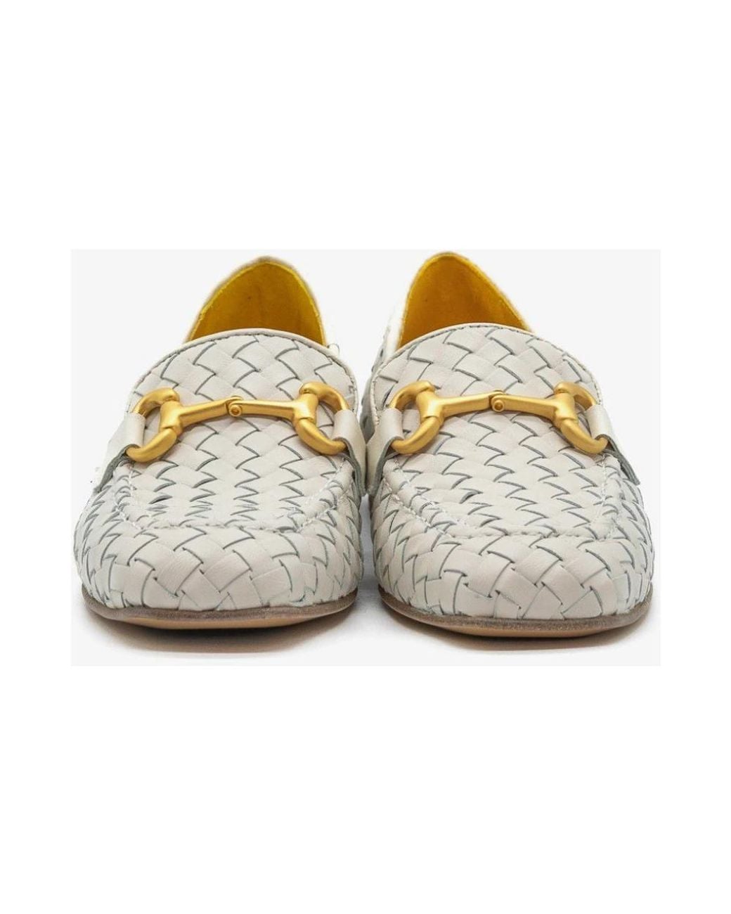Mara Bini White Loafers