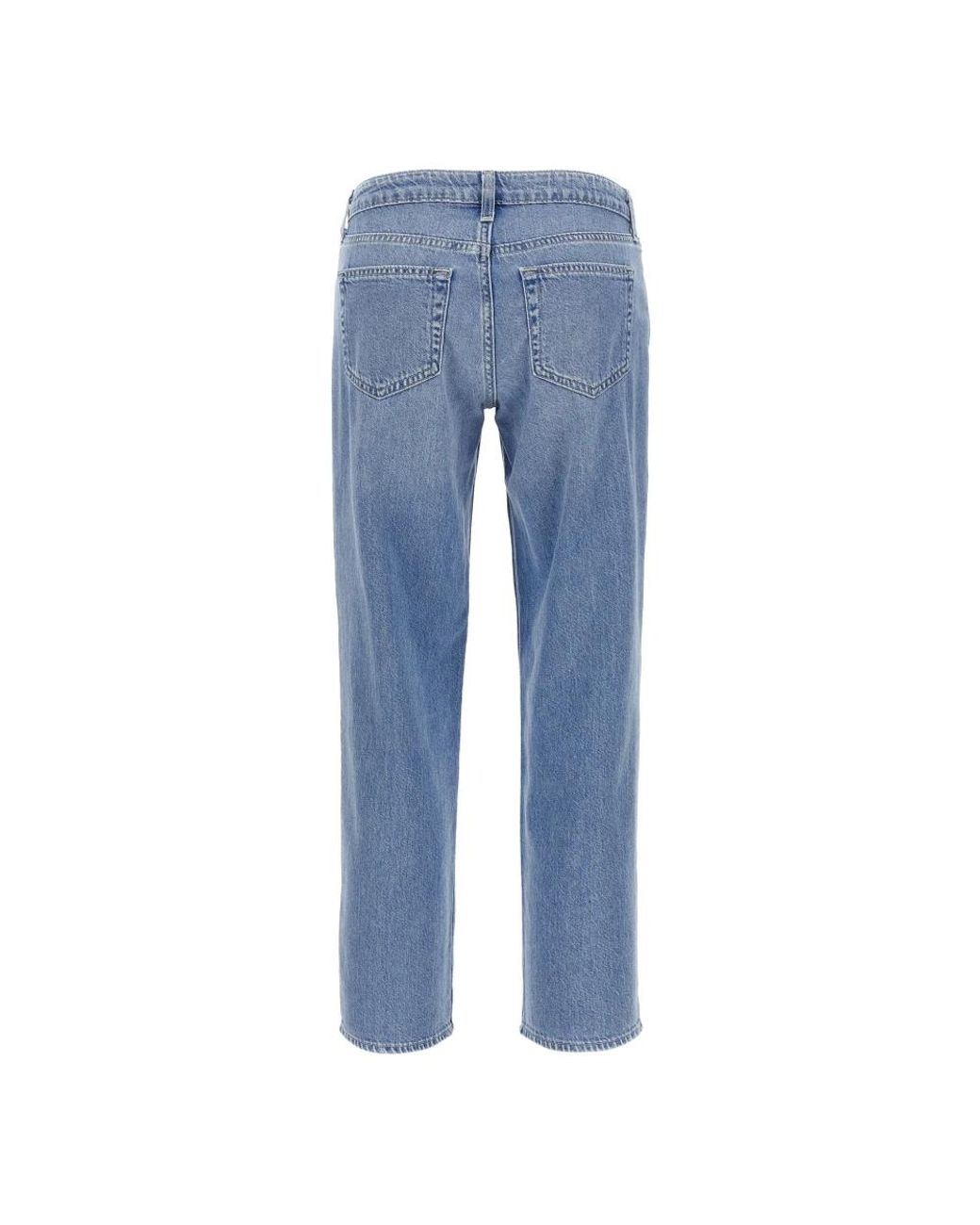 L'Agence Blue Straight Fit Jeans