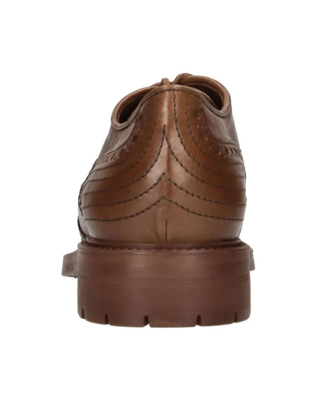 Hundred 100 Brown Laced Shoes