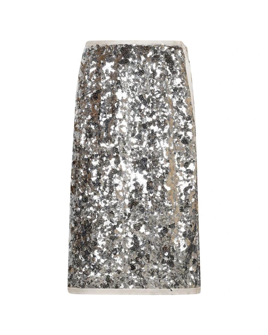 Prada Gray Midi Skirts