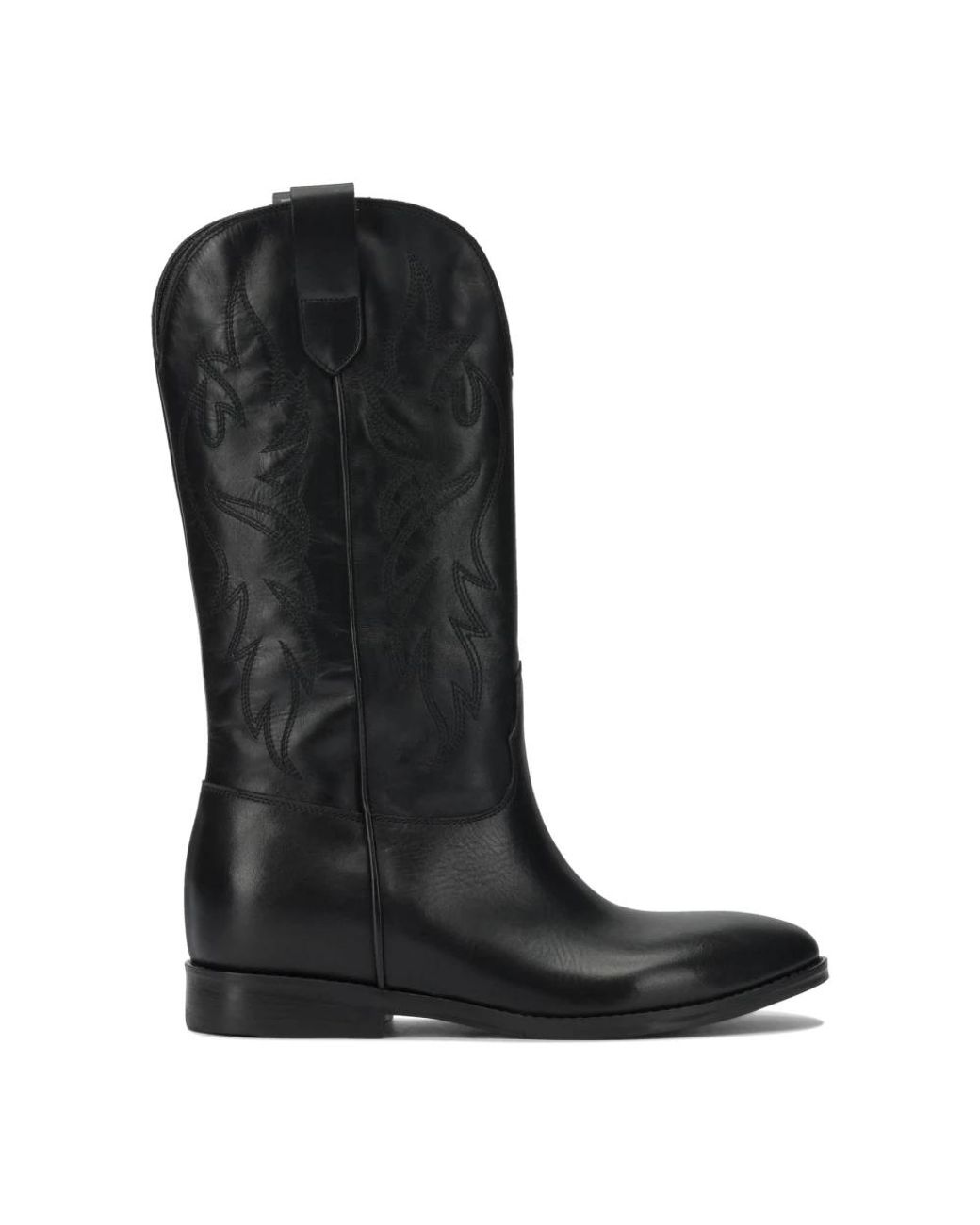 Strategia Black Cowboy Boots