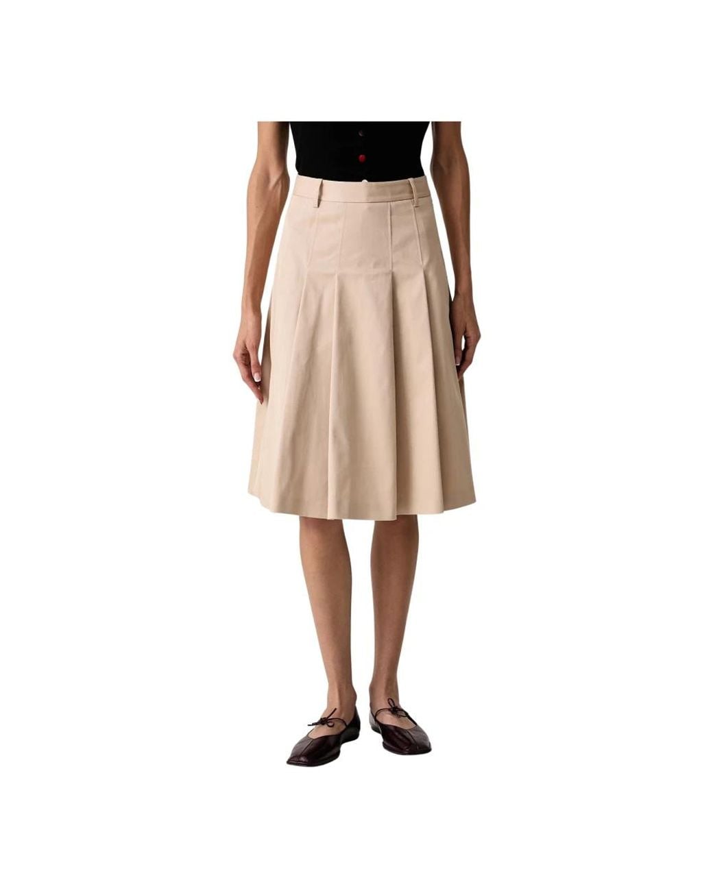 Lacoste Rokken ,Midi Skirts in het Natural