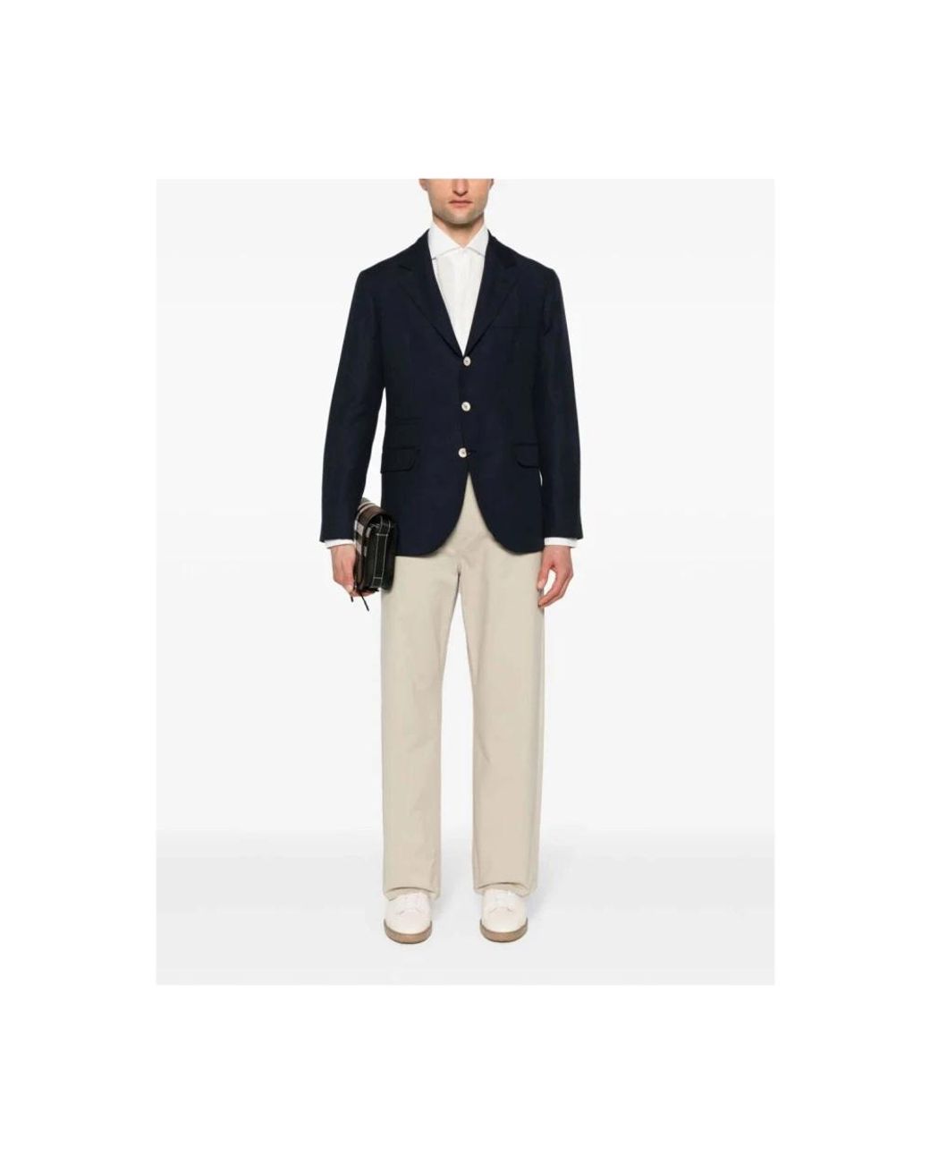 Brunello Cucinelli Blue Blazers for men