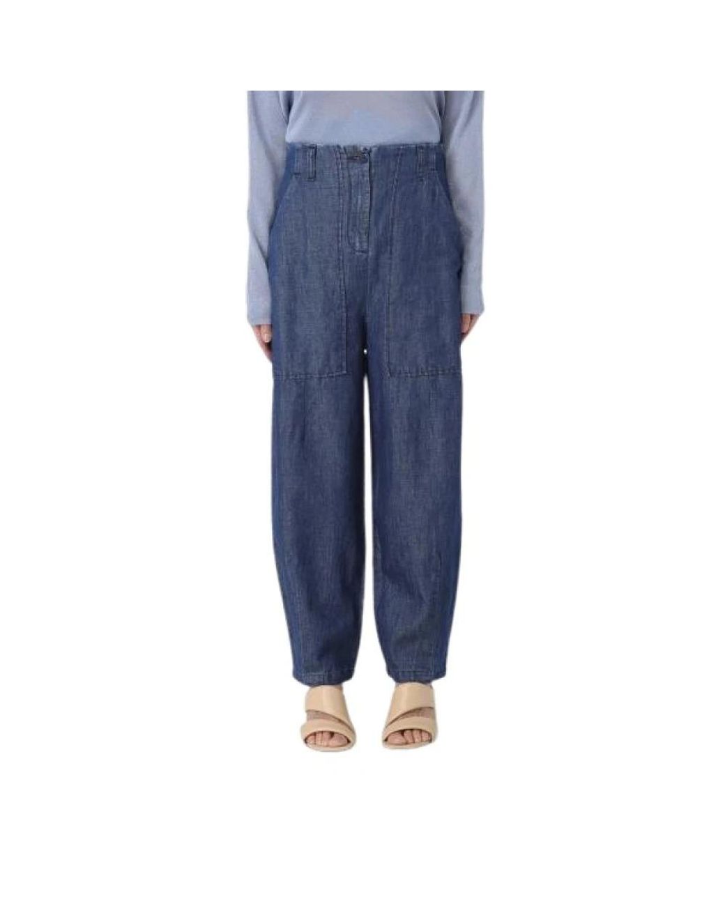 ALESSIA SANTI Blue Straight Fit Jeans