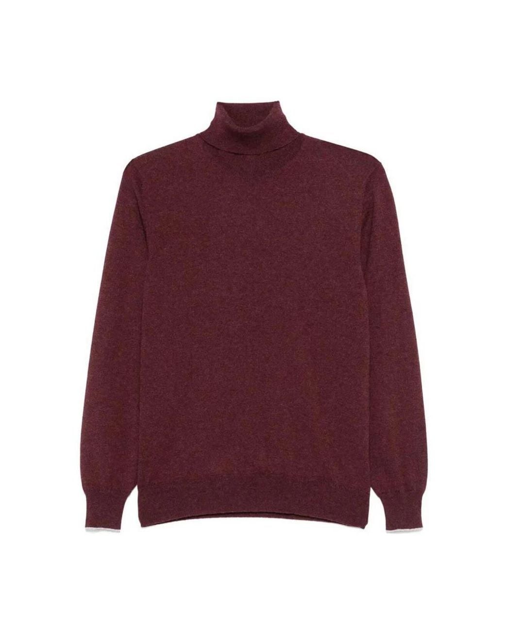 Brunello Cucinelli Purple Cashmere Knitwear for men