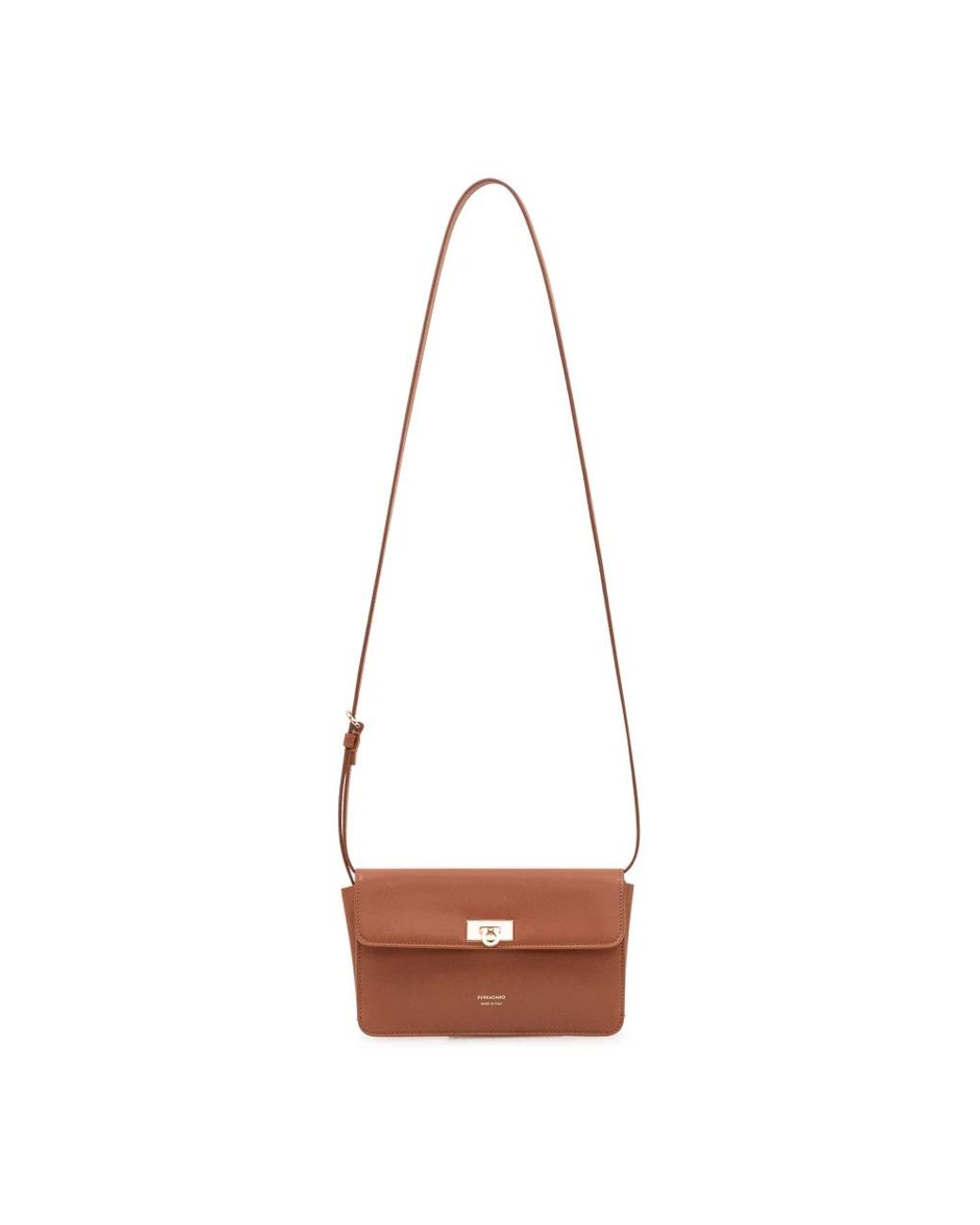 Ferragamo Brown Cross Body Bags