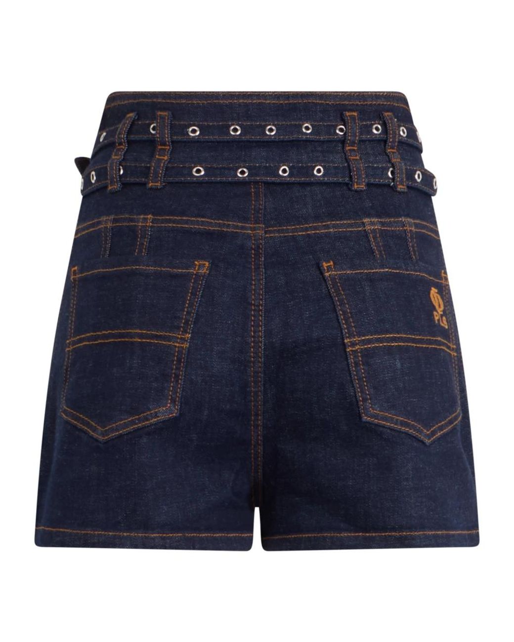 Philosophy Di Lorenzo Serafini Blue Denim Shorts