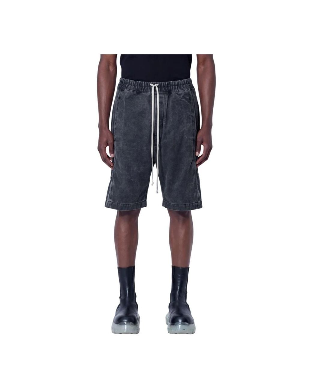 Rick Owens Blue Bermudas for men