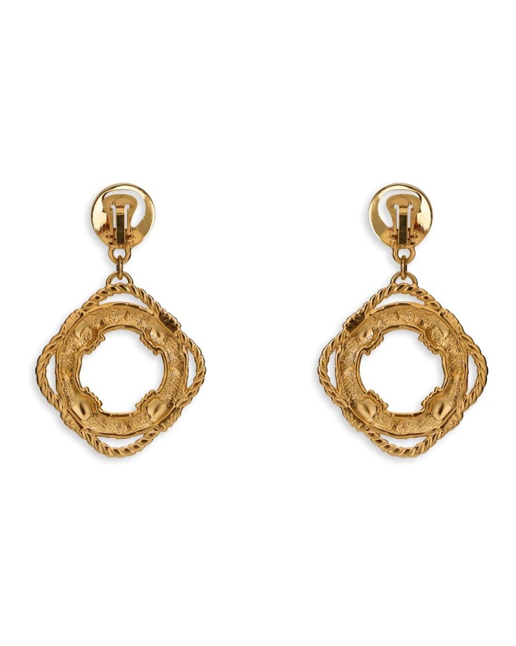 Moschino Metallic Earrings