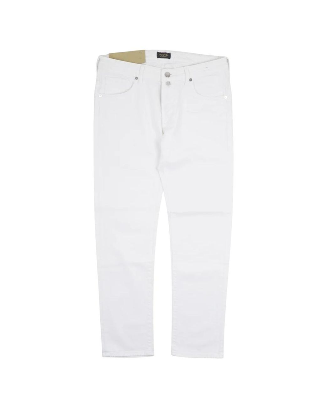 Incotex White Slim-Fit Jeans for men