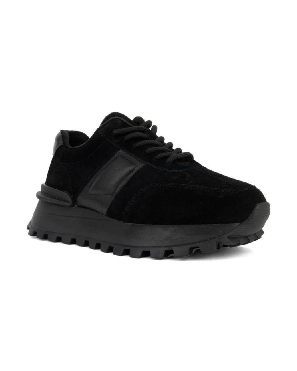 Linda Baumann Black Sneakers