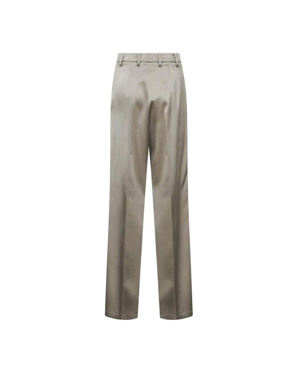 Blanca Vita Gray Straight Trousers