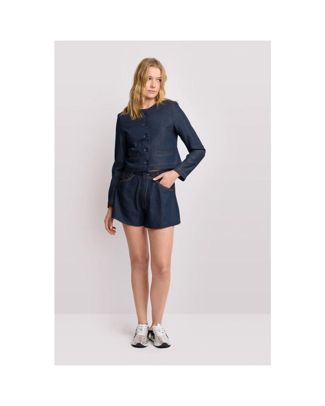 Denim Shorts Kocca de color Blue