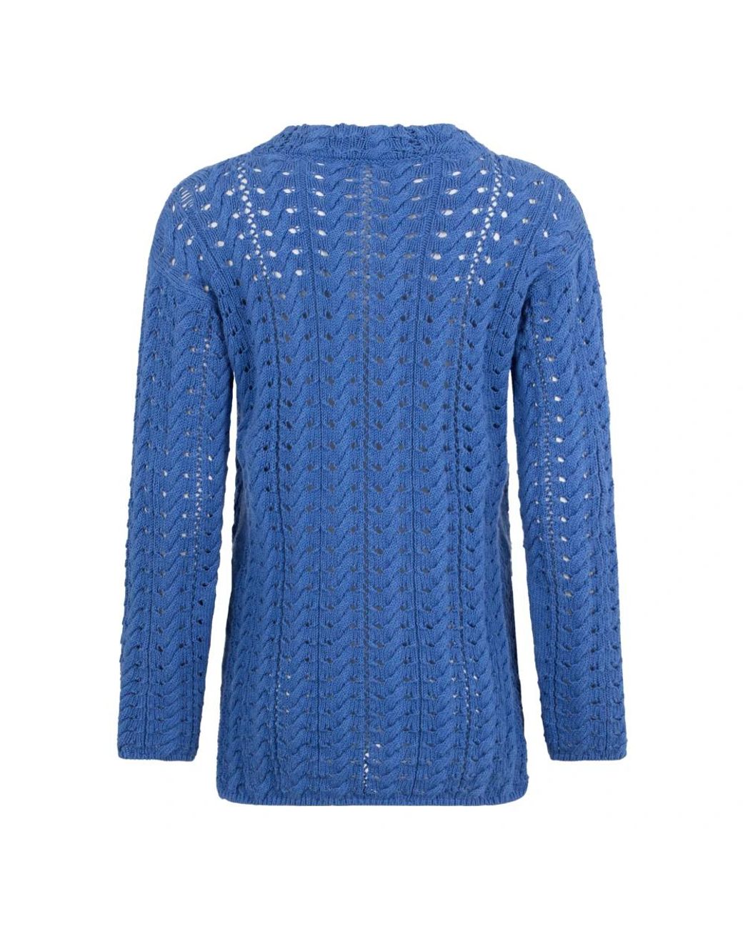 Moorer Blue Round-Neck Knitwear