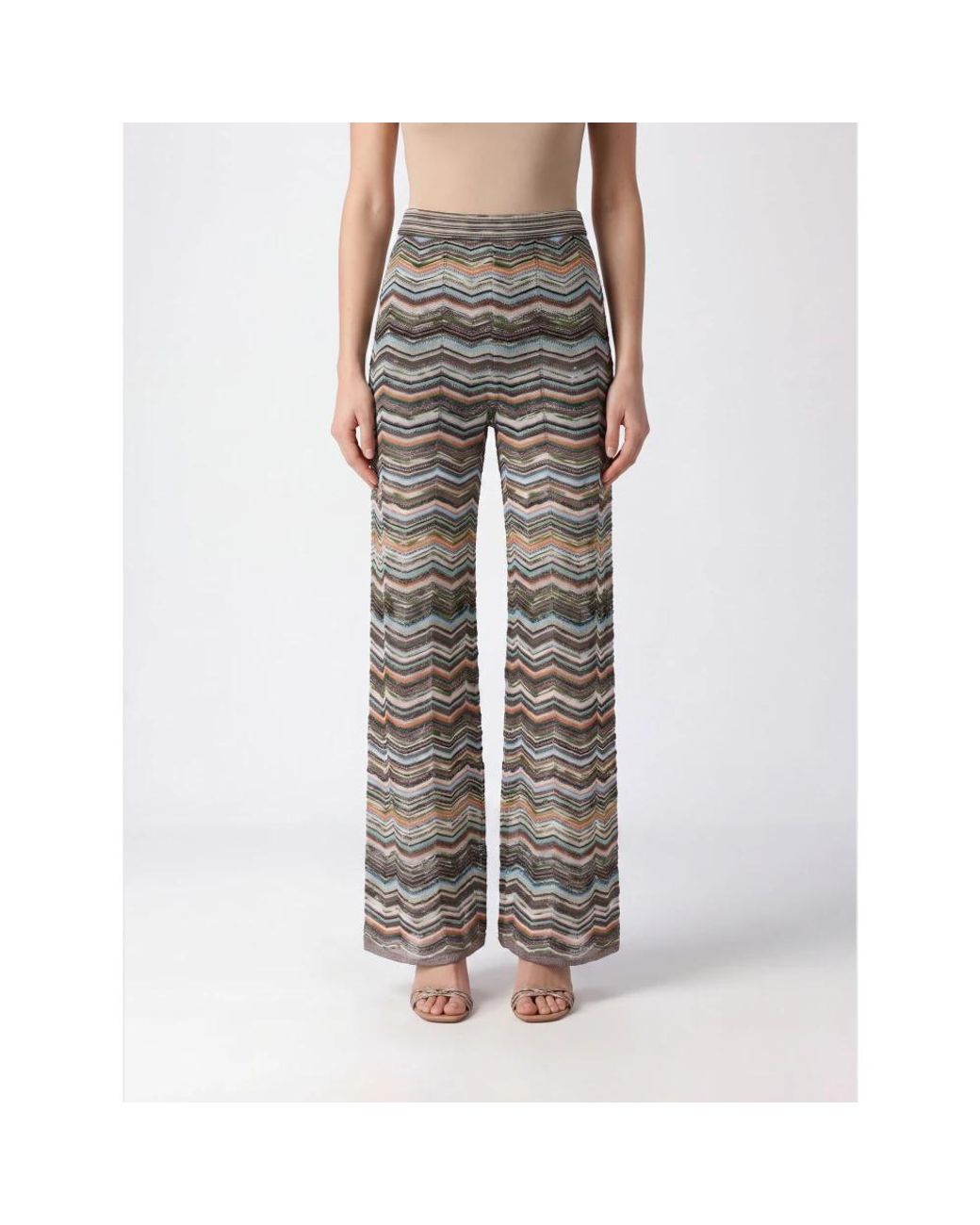 Missoni Gray Wide Trousers