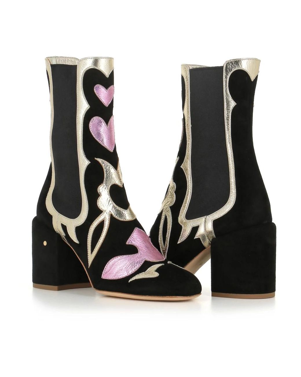 Laurence Dacade Black Heeled Boots