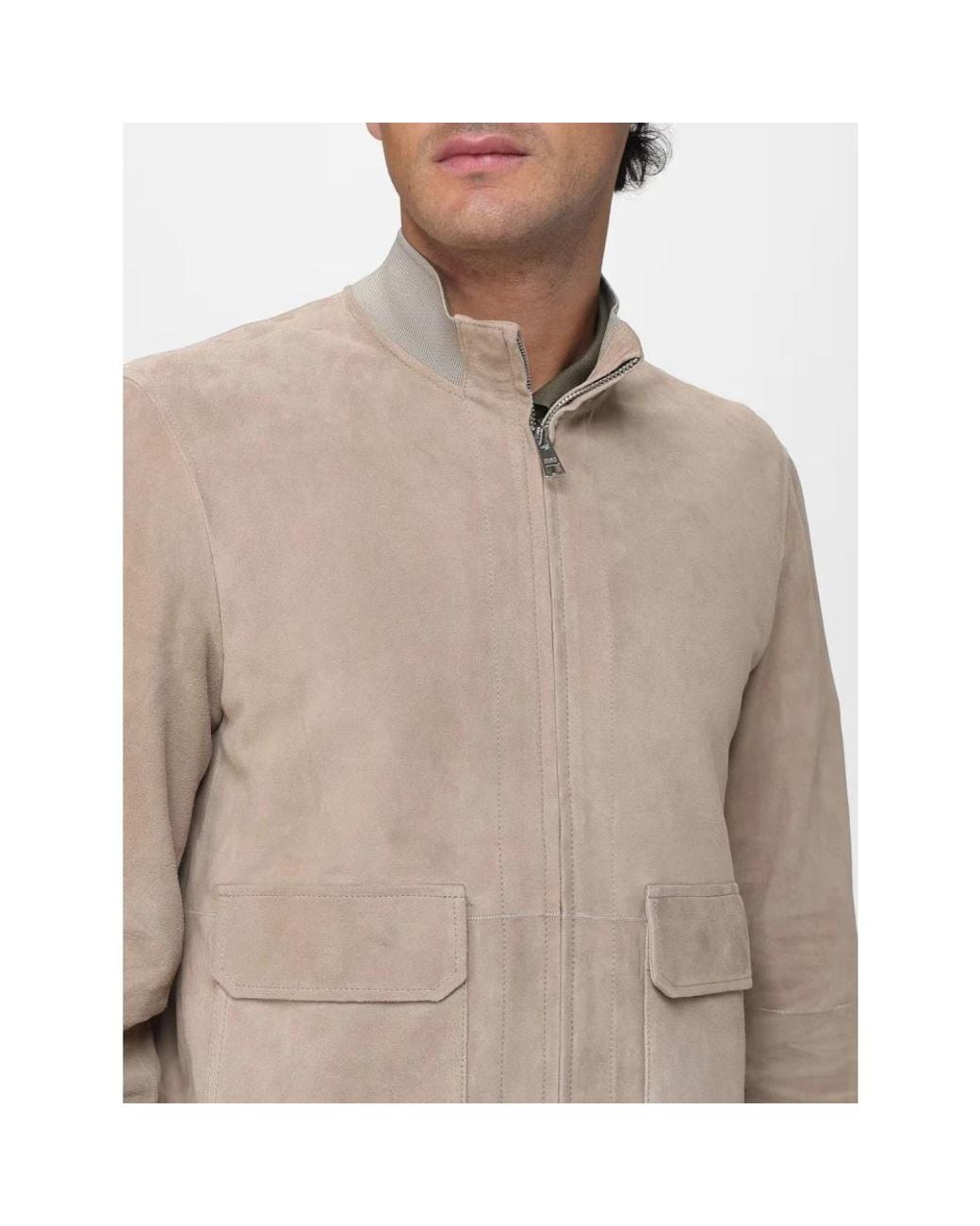 Bomber Jackets di DUNO in Natural da Uomo