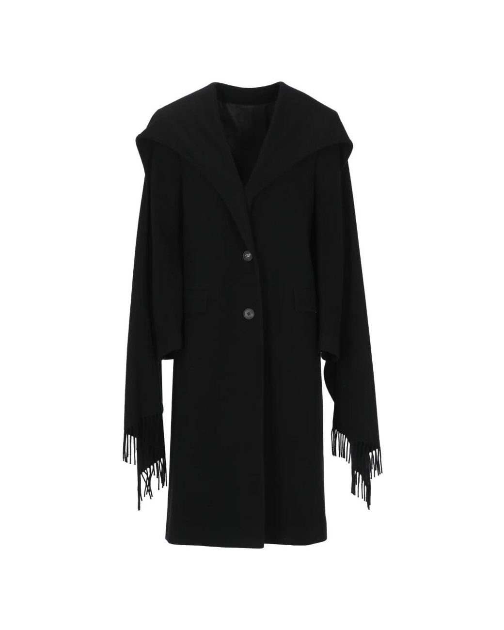 The Attico Black Single-Breasted Coats