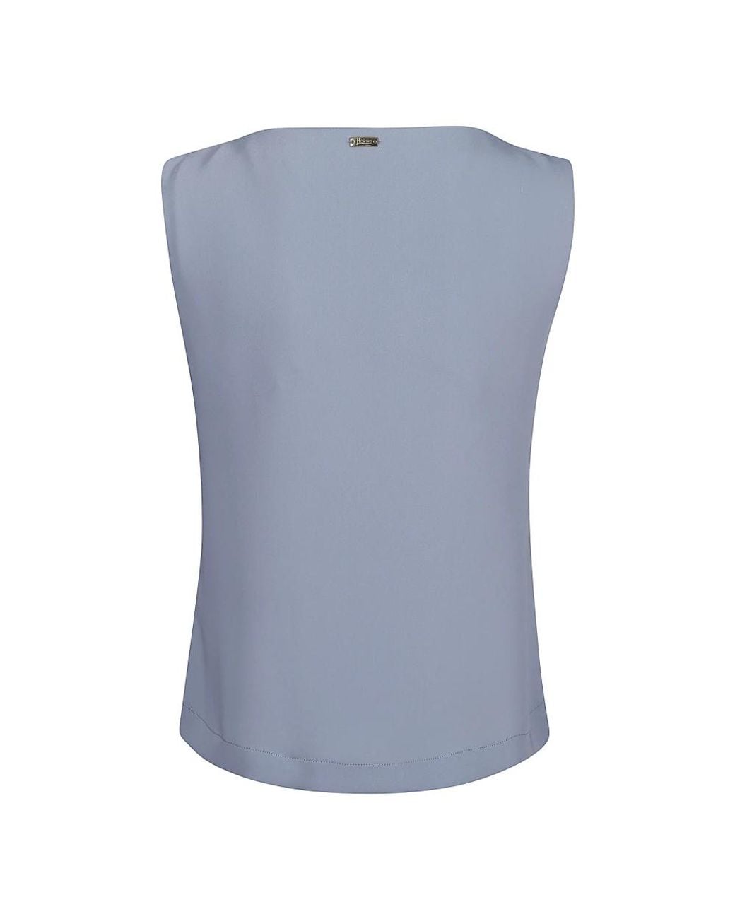 Sleeveless Tops Herno en coloris Blue