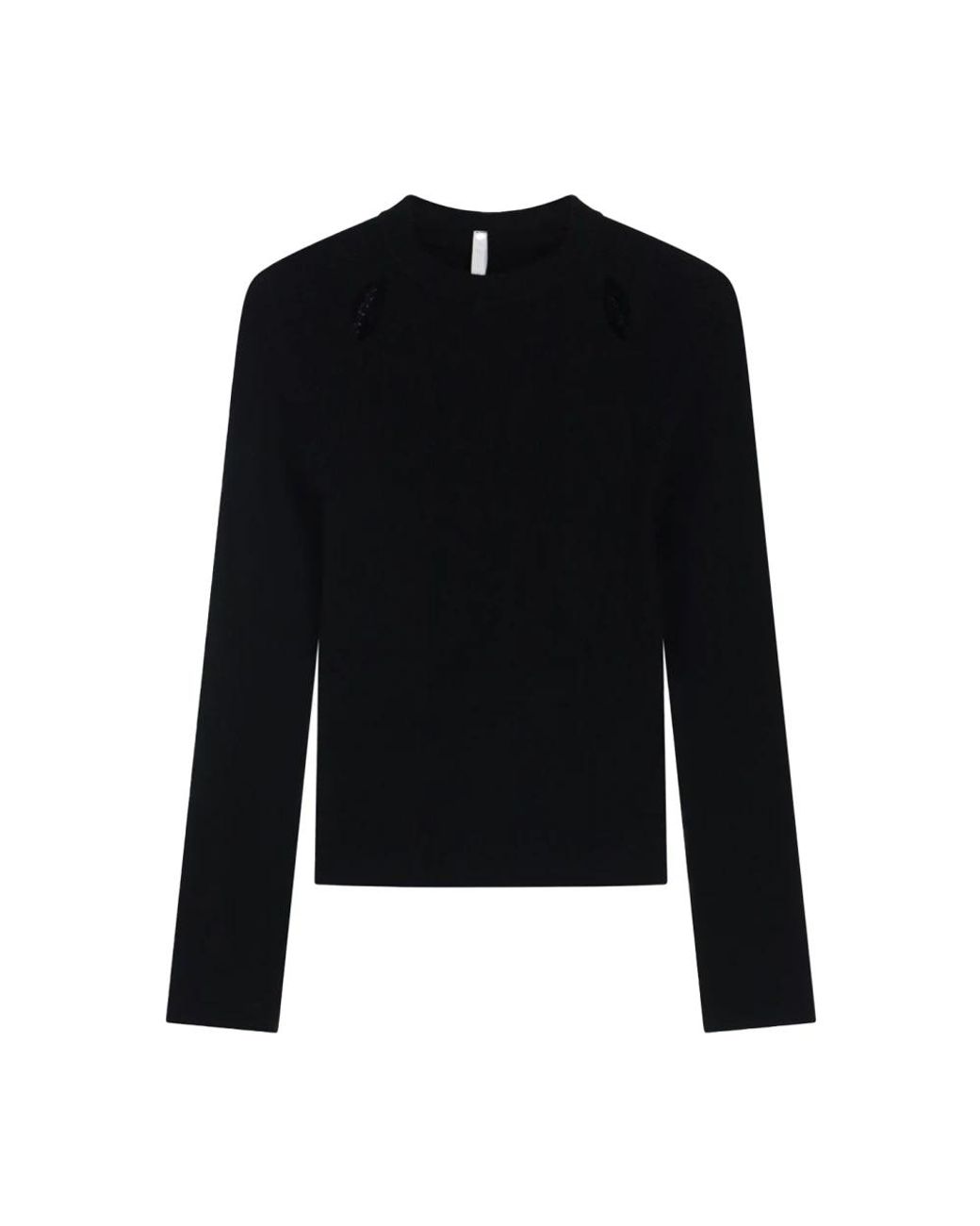 Imperial Black Round-Neck Knitwear
