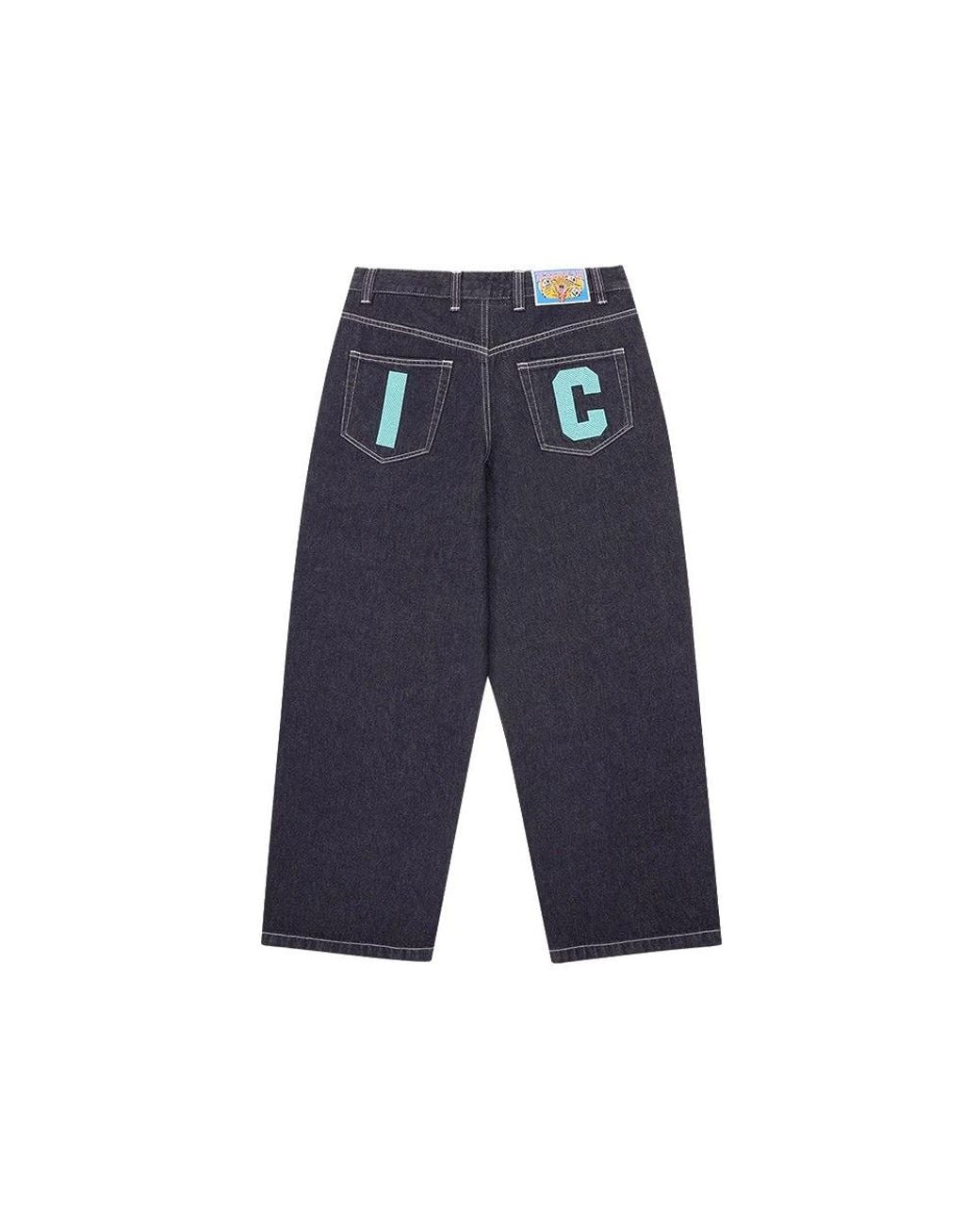ICECREAM Blue Straight Fit Jeans for men