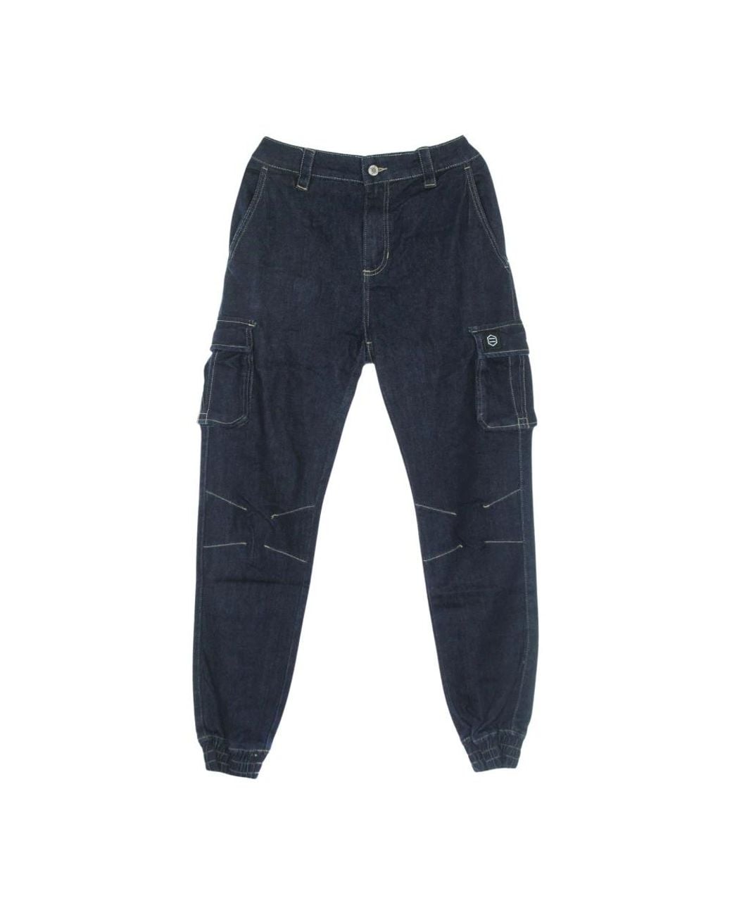 DOLLY NOIRE Blue Straight Jeans for men