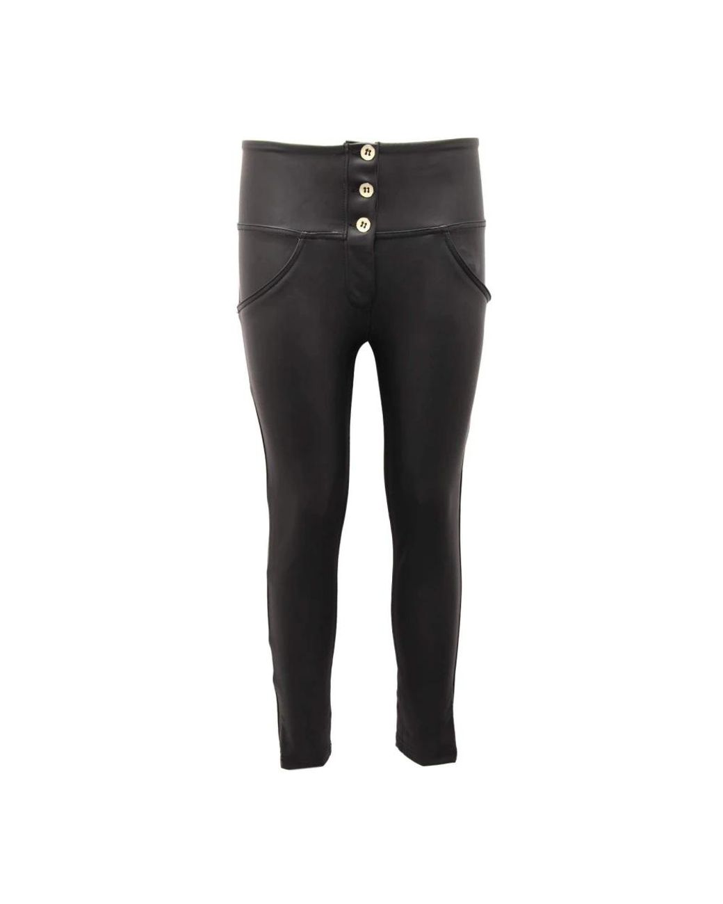 Freddy Black Slim-Fit Trousers