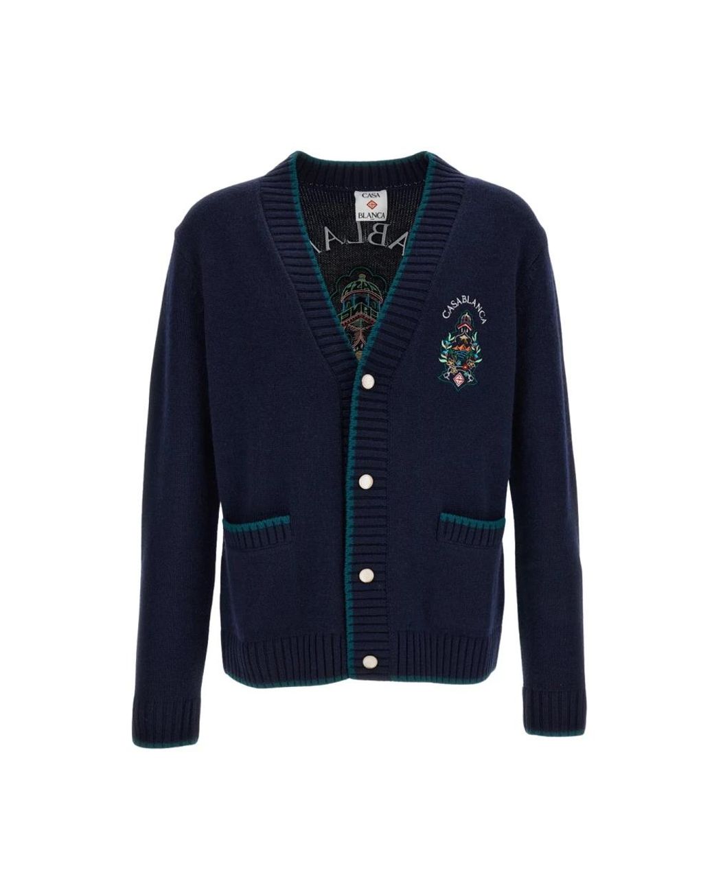 Cardigans Casablanca de hombre de color Blue