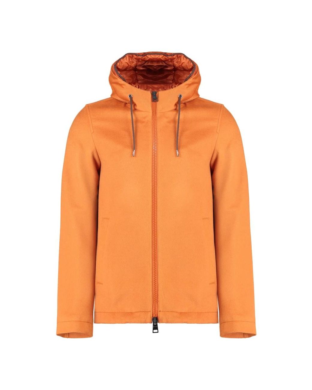 Herno Orange Light Jackets for men