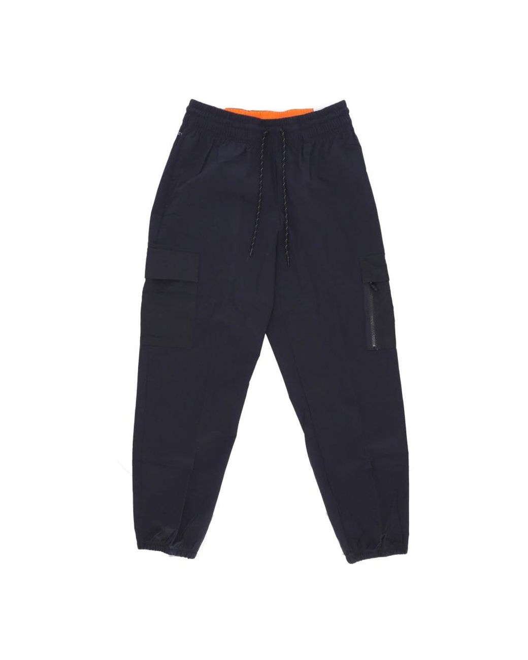 Nike Fitness ,Zwart ,Nylon Zwarte Cargo Sportieve Broek in het Blue