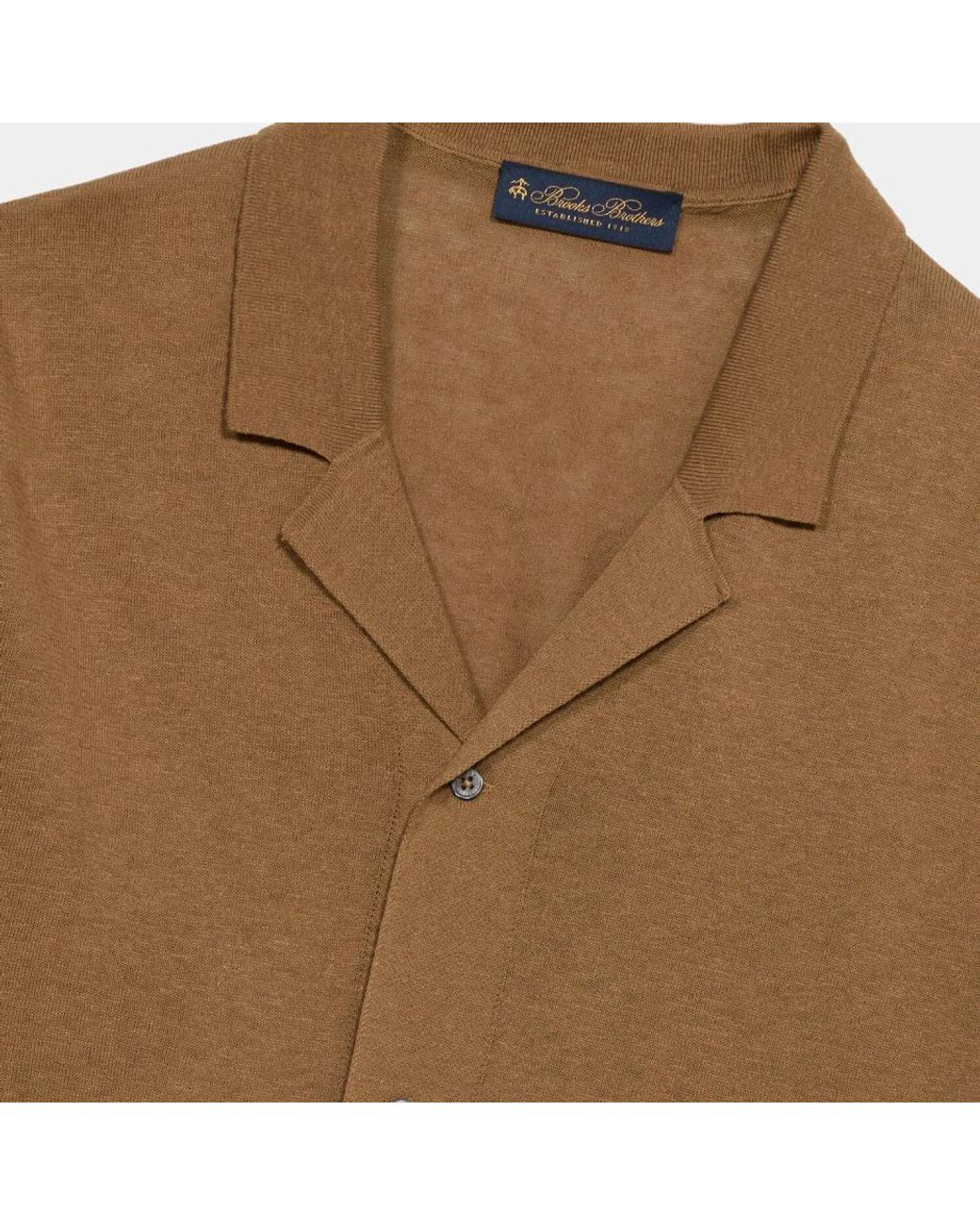 Brooks Brothers Brown Short Sleeve Shirts for men