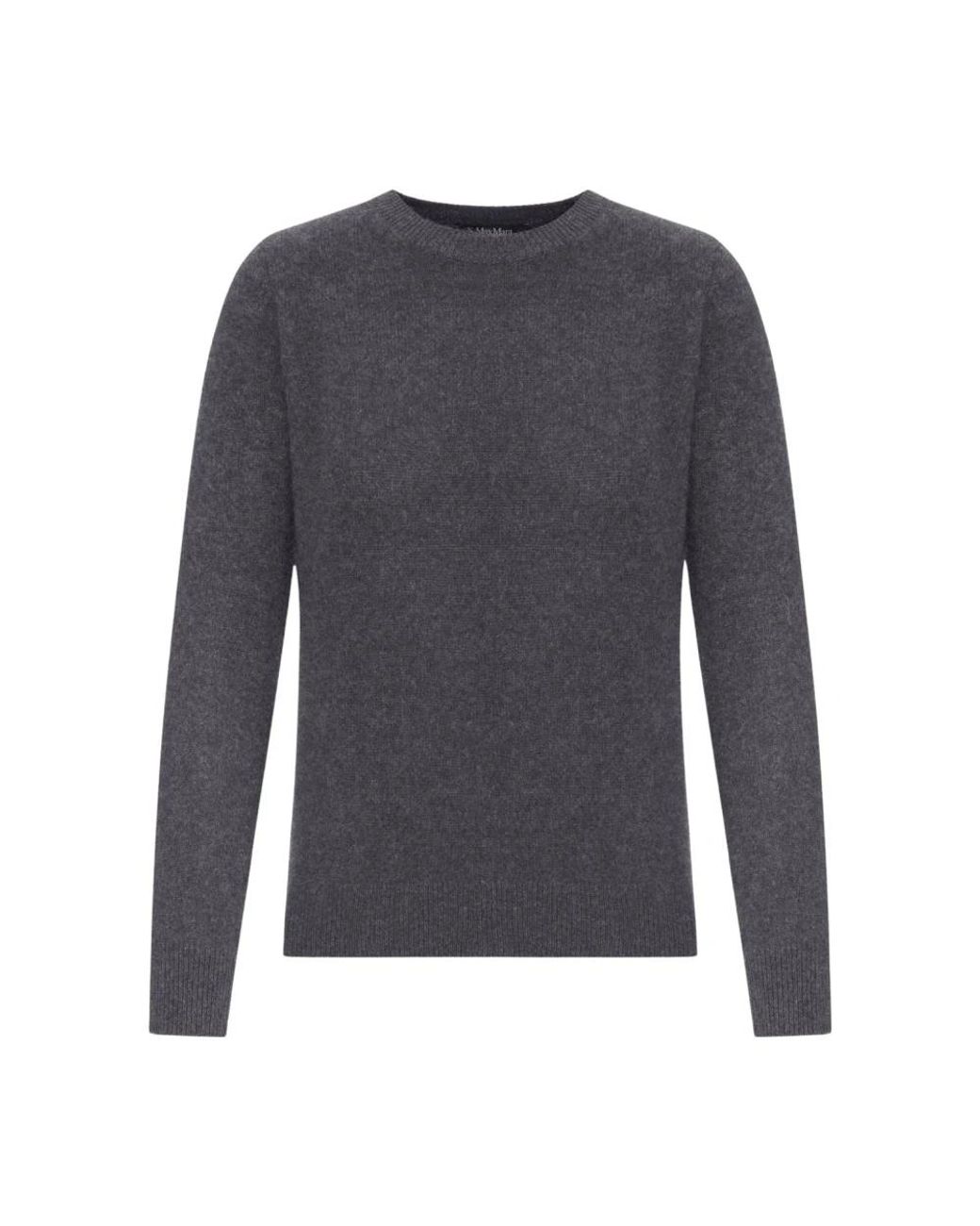 Max Mara Gray Round-Neck Knitwear