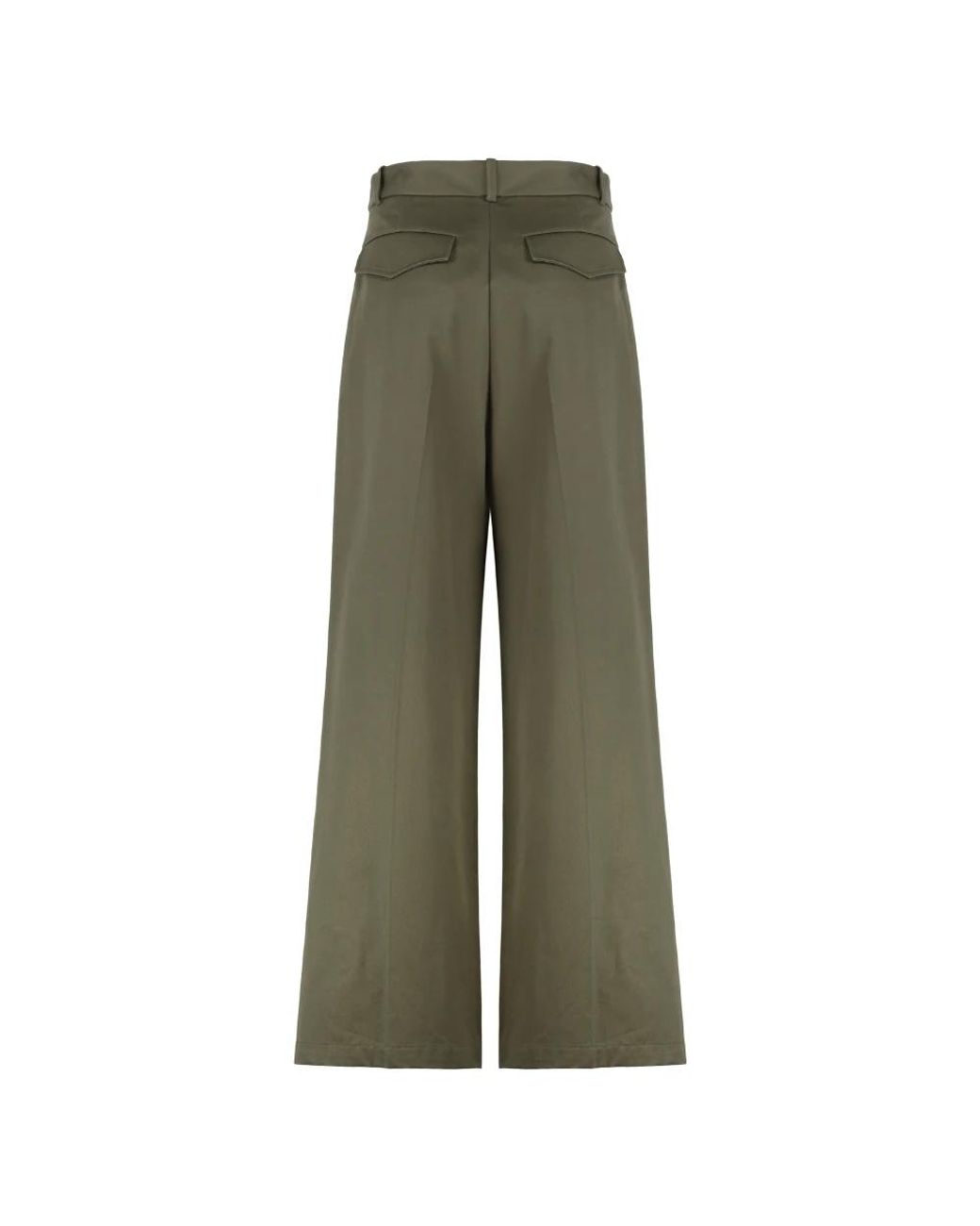 Nili Lotan Green Wide Trousers