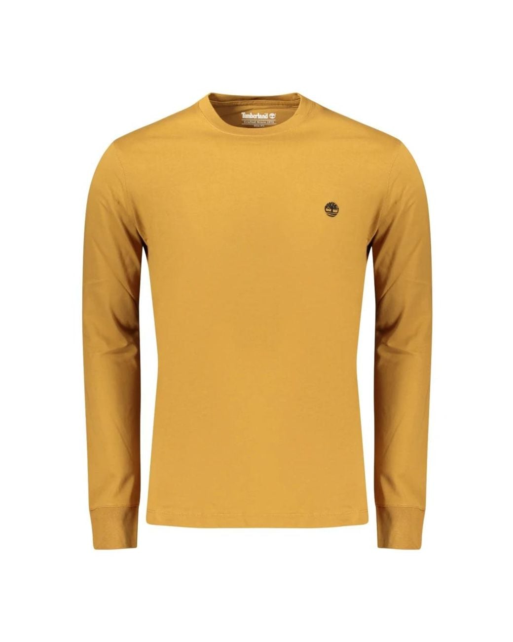 Timberland Yellow Long Sleeve T-Shirts for men