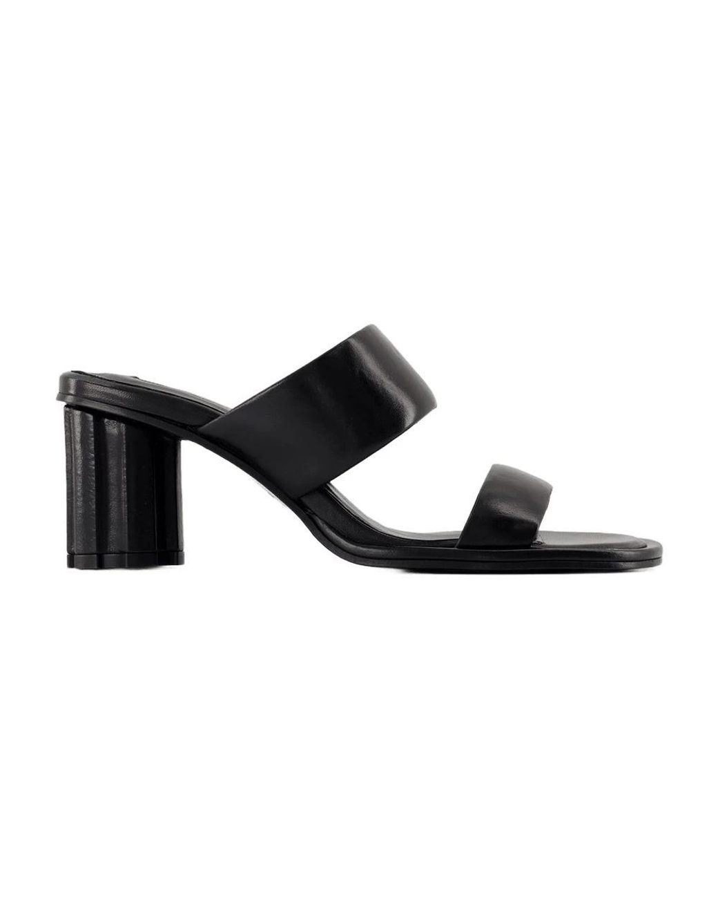 Heeled Mules AMI de color Black