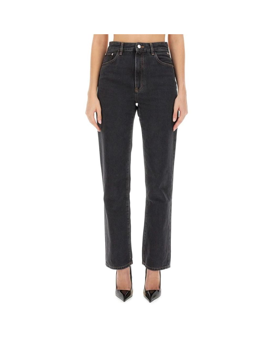 Gcds Black Straight Jeans