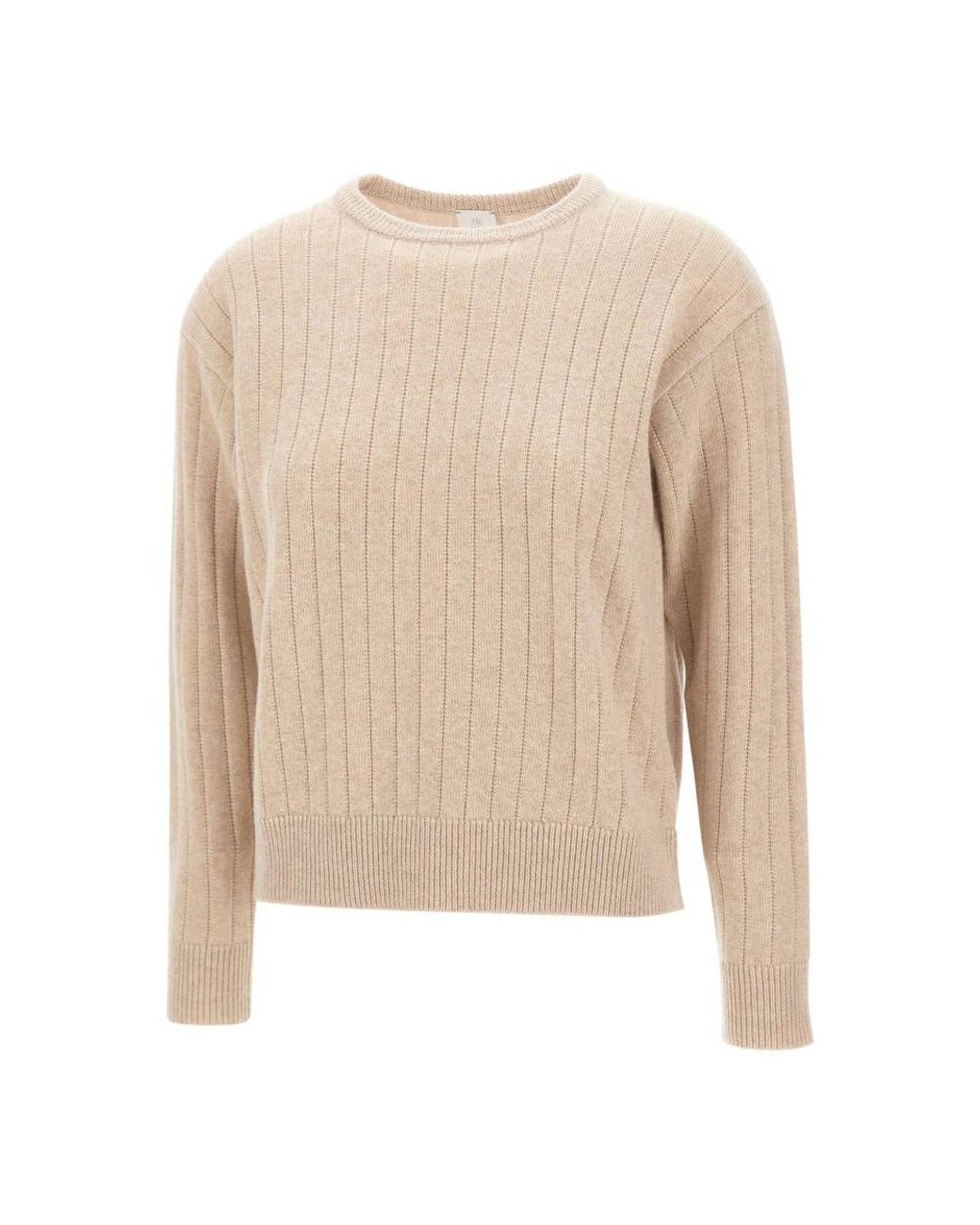 Eleventy Natural Round-Neck Knitwear