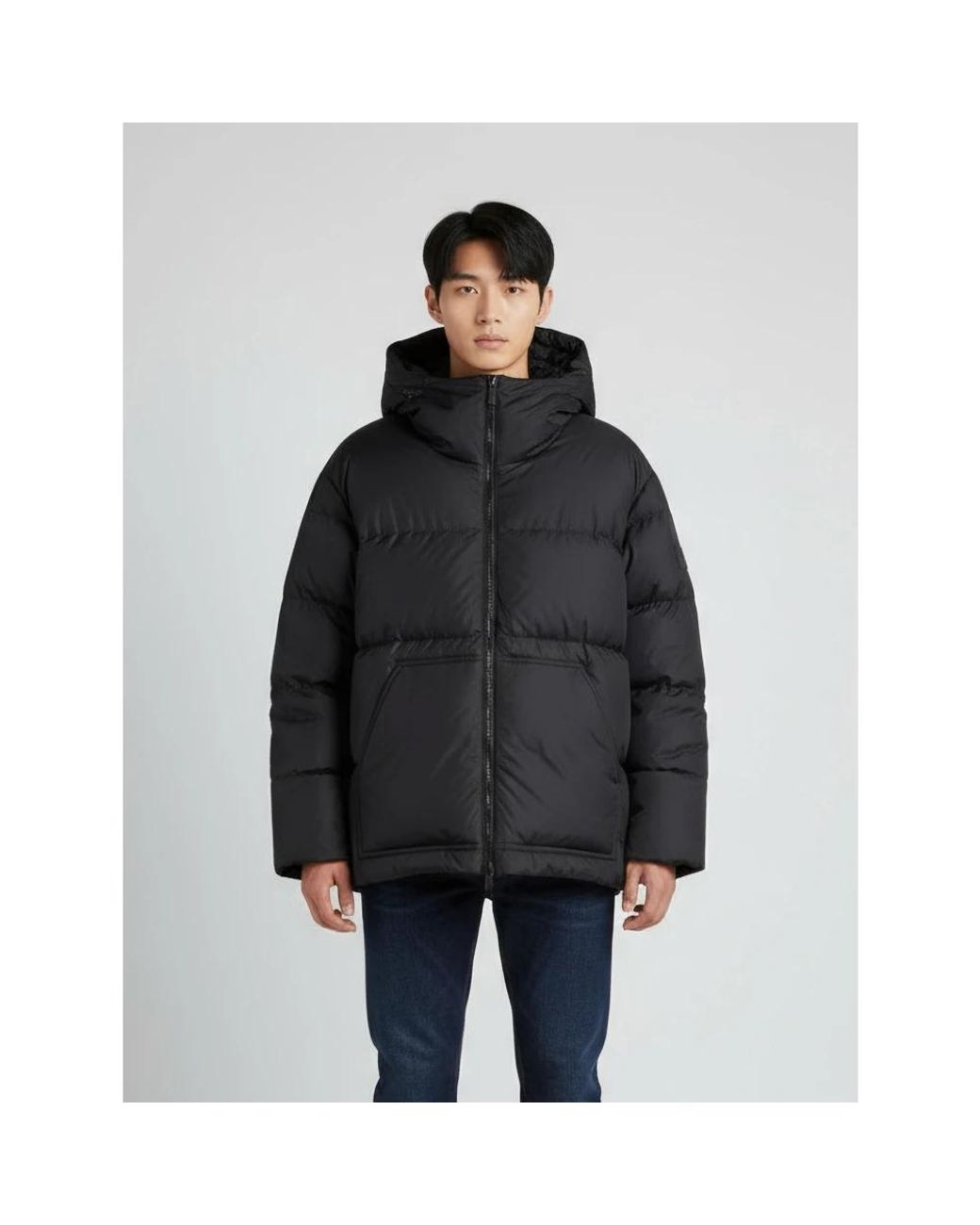 Premiata Jassen ,Zwart ,Nylon Down Jacket in het Black voor heren