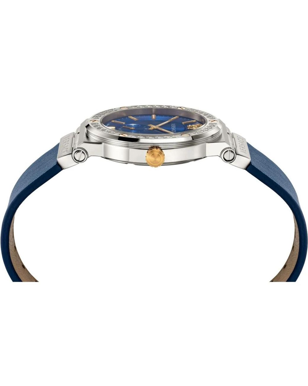 Versace Greca Logo Uhr in Blue für Herren