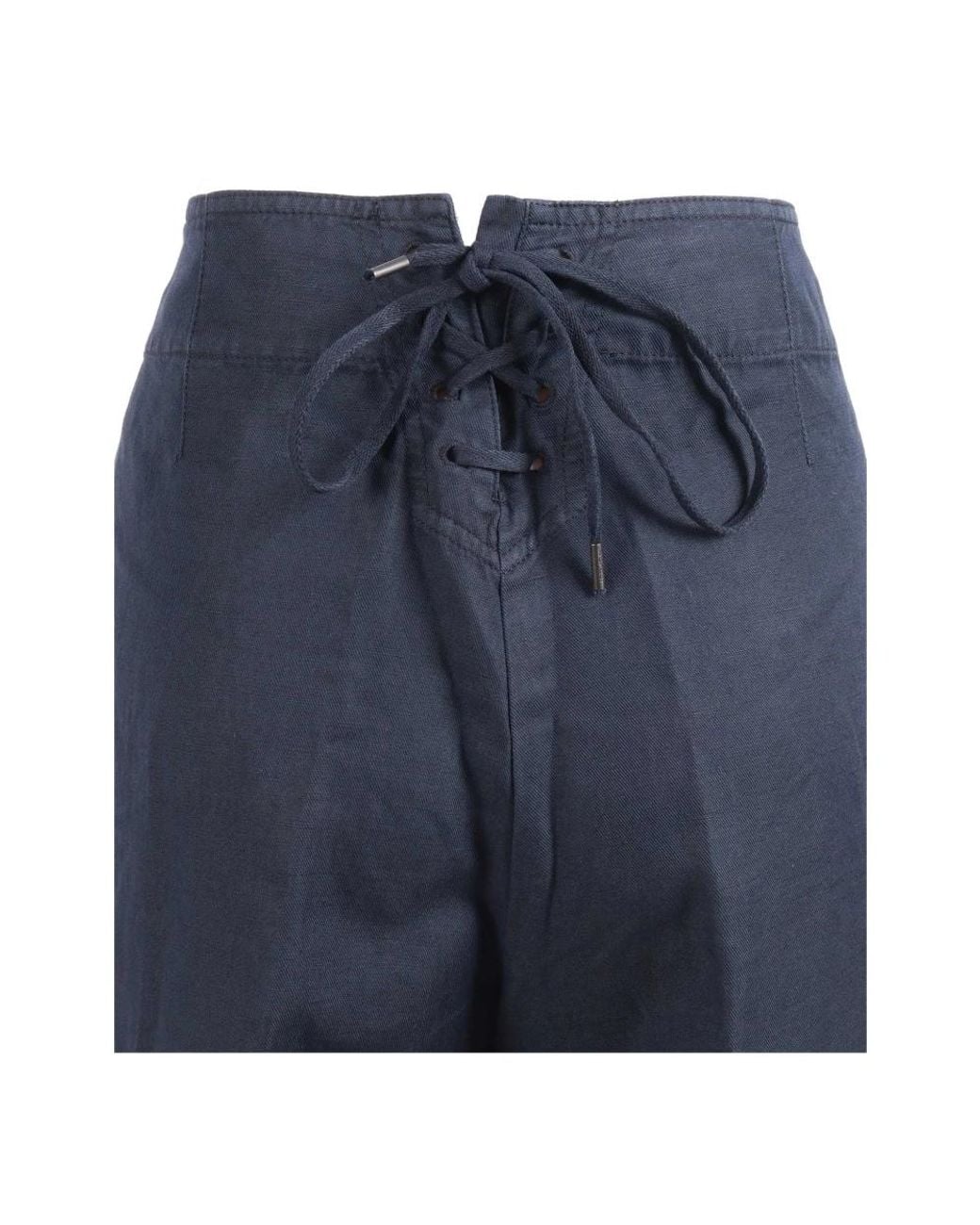 Aspesi Blue Wide Trousers