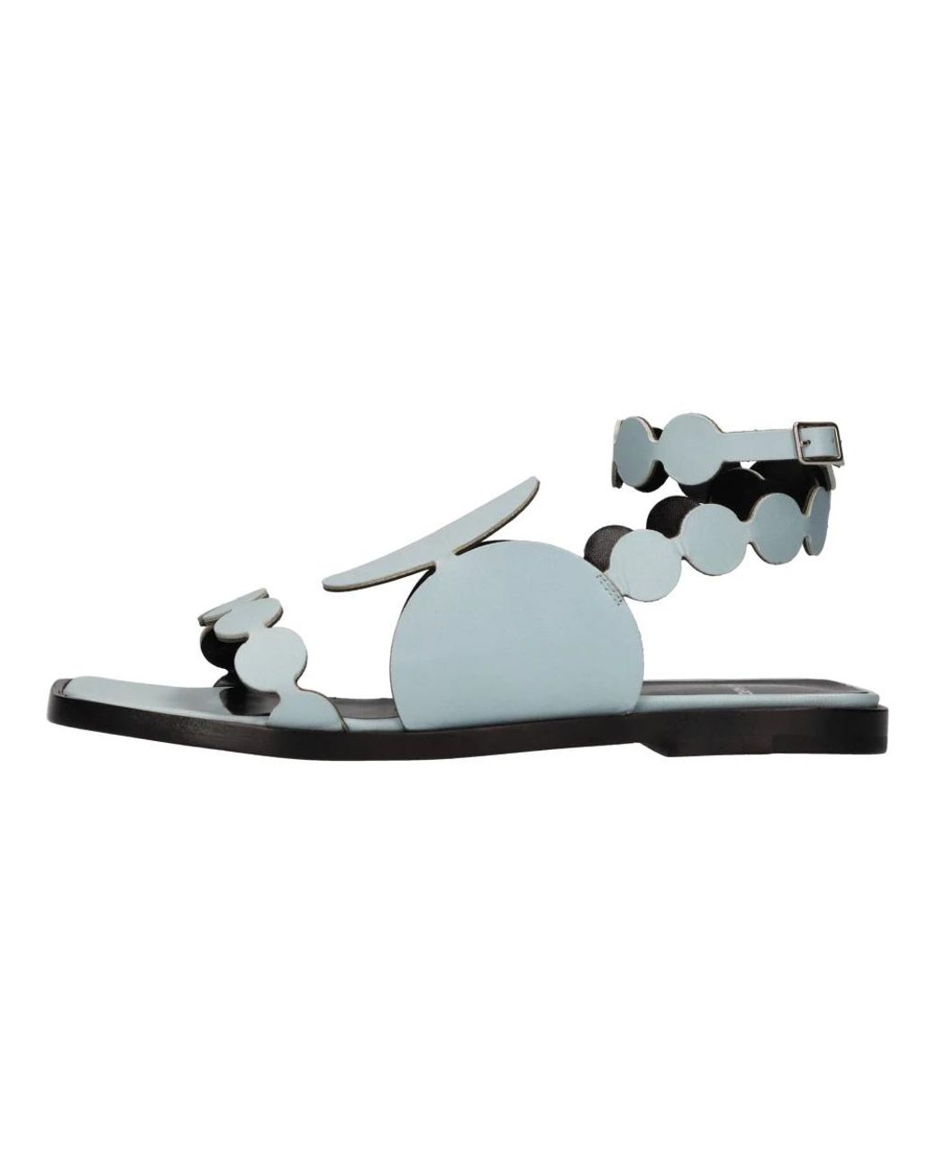 Pierre Hardy Blue Flache Sandale