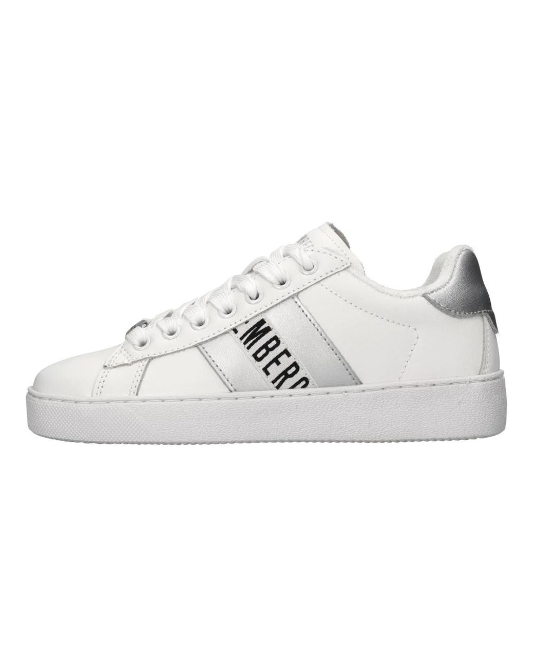 Bikkembergs White Ledertrainer