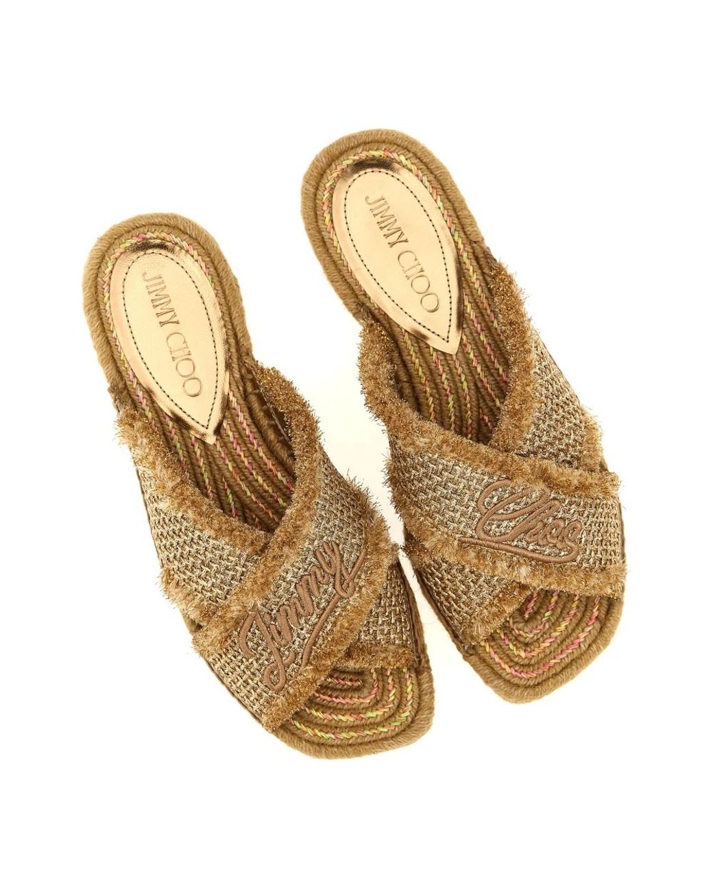 Jimmy Choo Brown Sliders