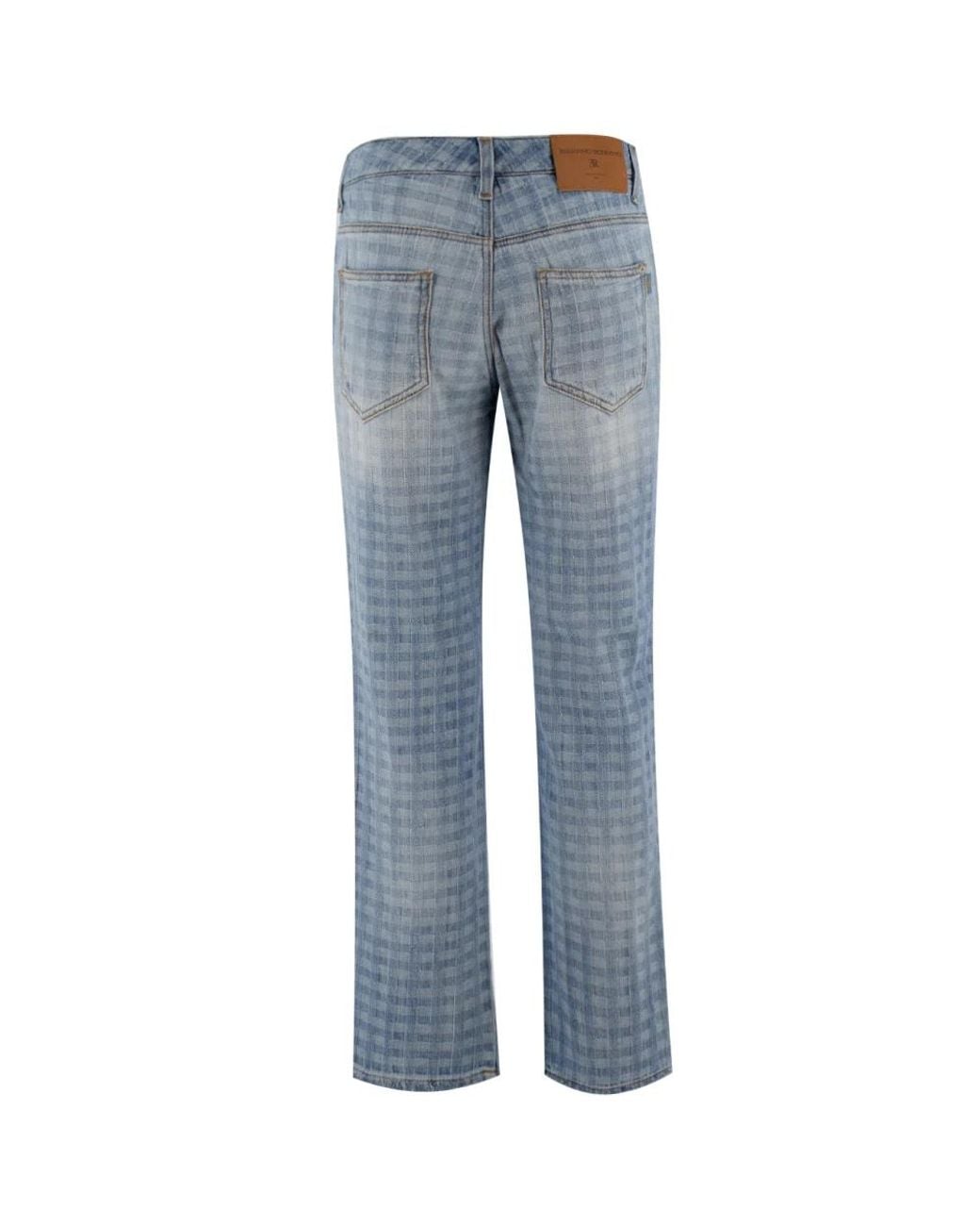 Ermanno Scervino Blue Straight Fit Jeans