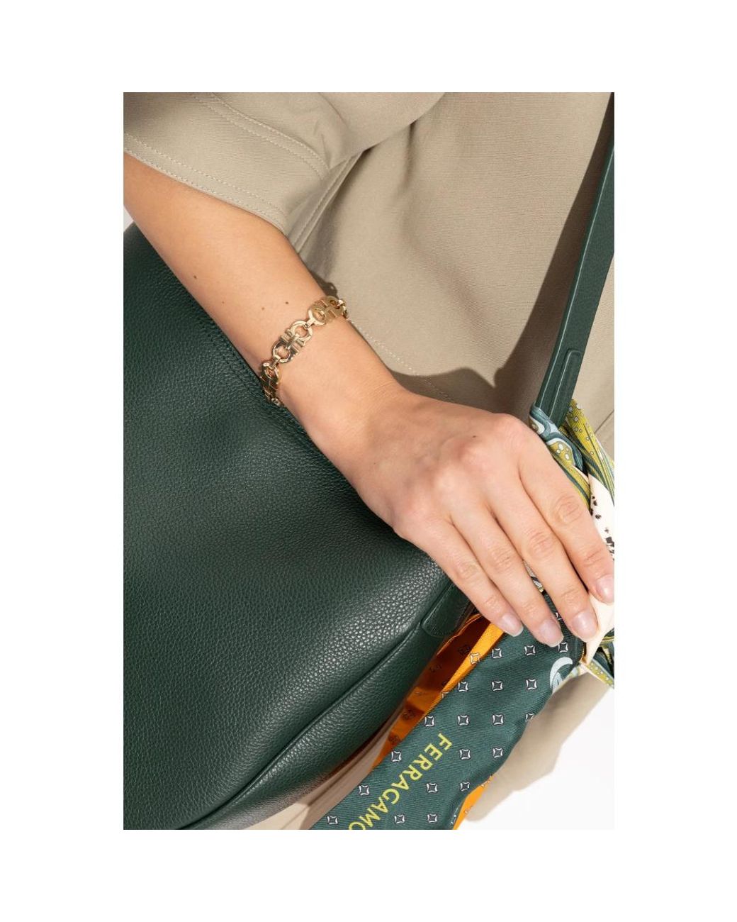 Bracelets Ferragamo de color Metallic